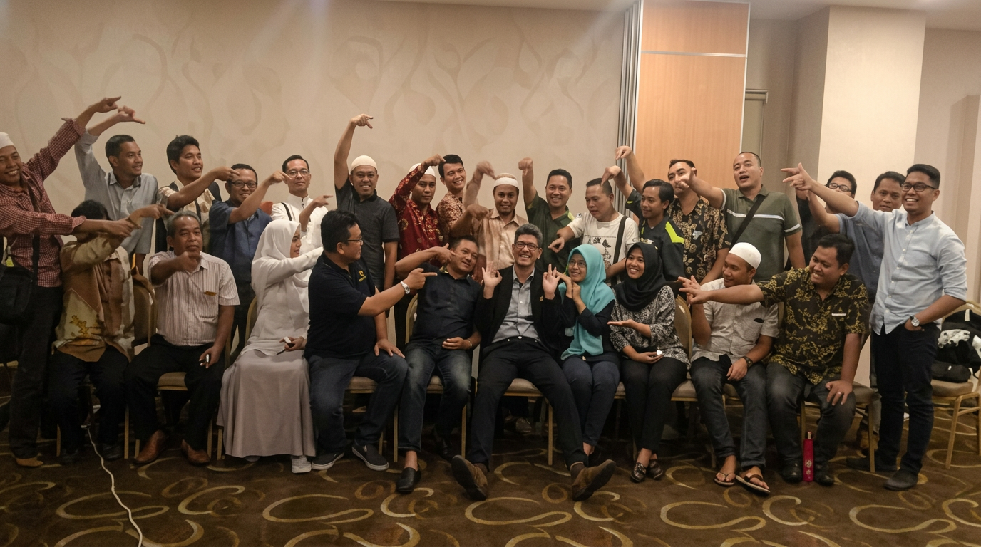 Alumni pelatihan Public Speaking bersama Coach Noval